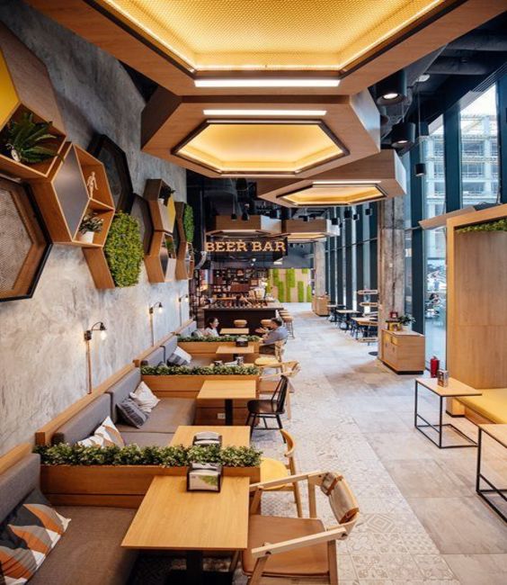 Restaurant interior design Dubai