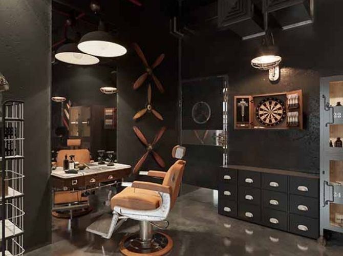 Barber Shop Interior Design