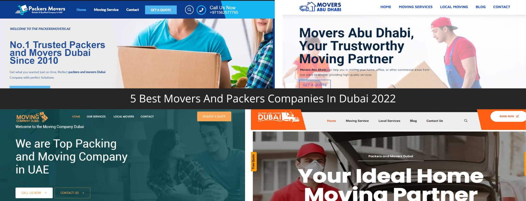 5 Best Movers And Packers Companies In Dubai 2022